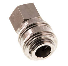 Nickel-plated Brass DN 7.2 (Euro) Air Coupling Socket G 1/4 inch Female
