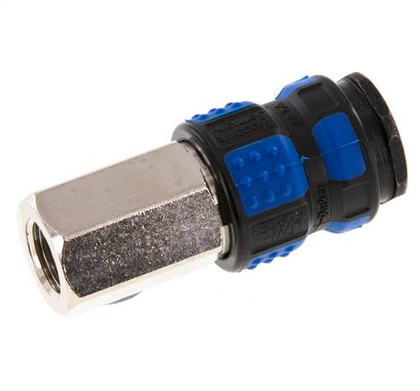 Nickel-plated Brass DN 7.8 Air Coupling Socket G 1/4 inch Female