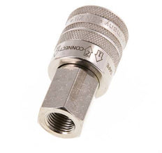 Nickel-plated Brass DN 7.8 Safety Air Coupling Socket G 1/4 inch Female