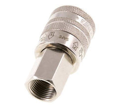 Nickel-plated Brass DN 7.8 Safety Air Coupling Socket G 3/8 inch Female