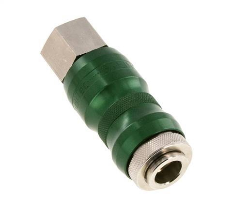 Nickel-plated Brass DN 7.8 Safety Air Coupling Socket with Slide Sleeve G 1/2 inch Female