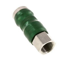 Nickel-plated Brass DN 7.8 Safety Air Coupling Socket with Slide Sleeve G 1/2 inch Female