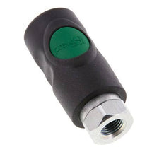 Composite material DN 7.4 Safety Air Coupling Socket with Push Button G 1/4 inch Female