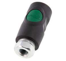 Composite material DN 7.4 Safety Air Coupling Socket with Push Button G 1/4 inch Female