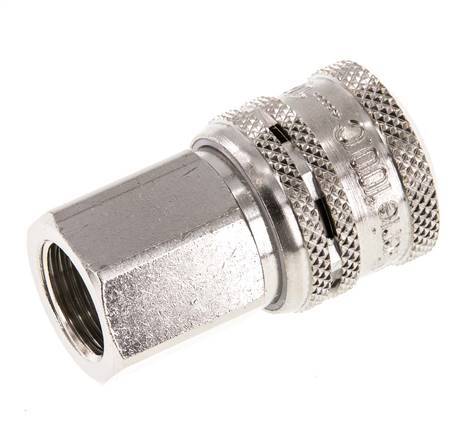 Steel DN 7.2 (Euro) Safety Air Coupling Socket G 3/8 inch Female