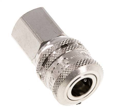 Steel DN 7.2 (Euro) Safety Air Coupling Socket G 3/8 inch Female