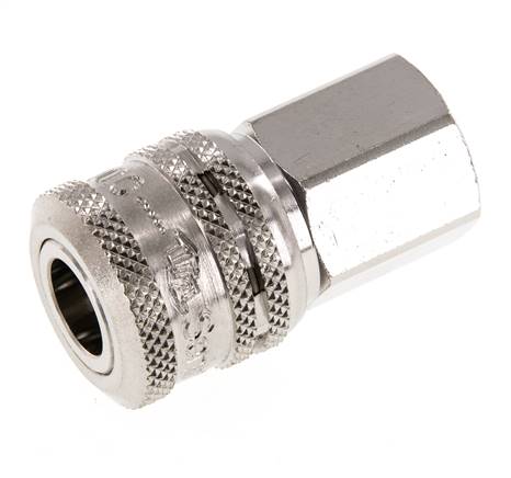 Steel DN 7.2 (Euro) Safety Air Coupling Socket G 3/8 inch Female