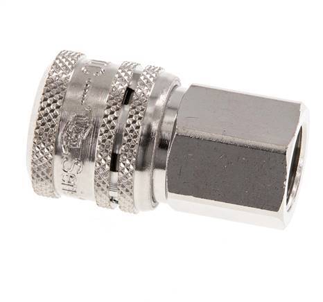 Steel DN 7.2 (Euro) Safety Air Coupling Socket G 3/8 inch Female