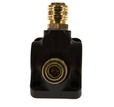 Brass/plastic DN 7.2 (Euro) Air Coupling Socket G 3/4 inch Female Wall-Mount 2-way