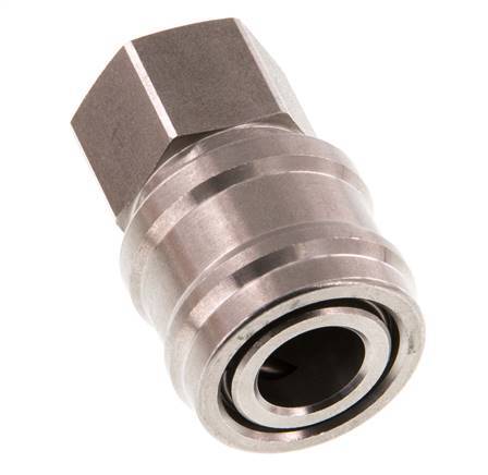 Stainless steel DN 7.2 (Euro) Air Coupling Socket G 1/4 inch Female