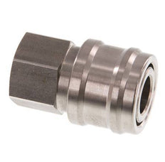 Stainless steel DN 7.2 (Euro) Air Coupling Socket G 3/8 inch Female Double Shut-Off