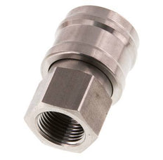 Stainless steel DN 7.2 (Euro) Air Coupling Socket G 3/8 inch Female Double Shut-Off