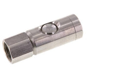 Stainless Steel 316L DN 7.4 Safety Air Coupling Socket With Push Button G 1/2 inch Female