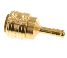 Brass DN 7.2 (Euro) Air Coupling Socket 6 mm Hose Pillar