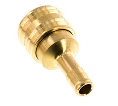 Brass DN 7.2 (Euro) Air Coupling Socket 9 mm Hose Pillar