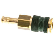 Brass DN 7.2 (Euro) Green-Coded Air Coupling Socket 9 mm Hose Pillar