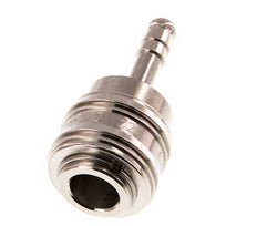 Nickel-plated Brass DN 7.2 (Euro) Air Coupling Socket 6 mm Hose Pillar