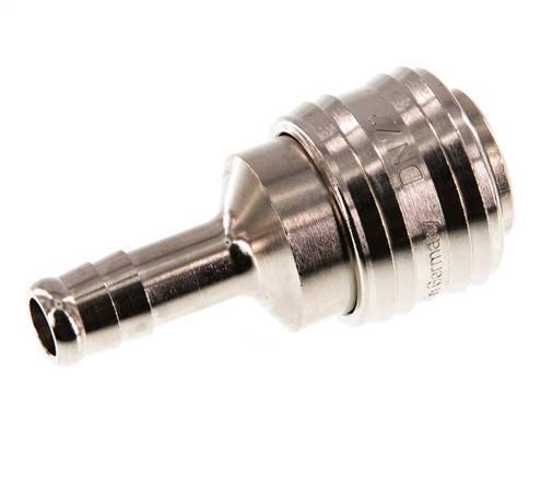 Nickel-plated Brass DN 7.2 (Euro) Air Coupling Socket 9 mm Hose Pillar