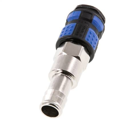 Nickel-plated Brass DN 7.8 Air Coupling Socket 13 mm Hose Pillar
