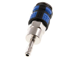 Nickel-plated Brass DN 7.8 Air Coupling Socket 6 mm Hose Pillar