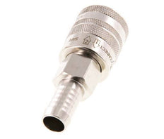 Nickel-plated Brass DN 7.8 Safety Air Coupling Socket 13 mm Hose Pillar
