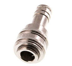 Nickel-plated Brass DN 7.2 (Euro) Air Coupling Socket 13 mm Hose Pillar Double Shut-Off