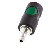 Composite material DN 7.4 Safety Air Coupling Socket with Push Button 8 mm Hose Pillar