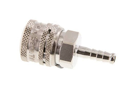 Steel DN 7.2 (Euro) Safety Air Coupling Socket 6 mm Hose Pillar