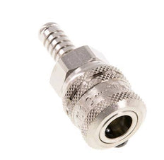 Steel DN 7.2 (Euro) Safety Air Coupling Socket 9 mm Hose Pillar