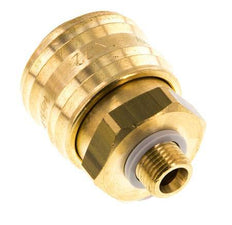 Brass DN 7.2 (Euro) Air Coupling Socket G 1/8 inch Male