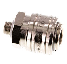 Nickel-plated Brass DN 7.2 (Euro) Air Coupling Socket G 1/8 inch Male