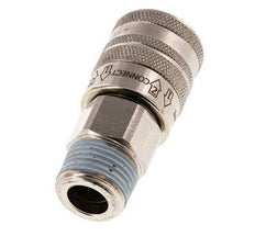 Nickel-plated Brass DN 7.8 Safety Air Coupling Socket R 1/2 inch Male