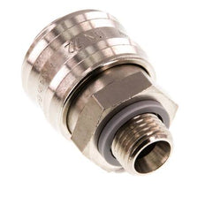 Nickel-plated Brass DN 7.2 (Euro) Air Coupling Socket G 1/4 inch Male