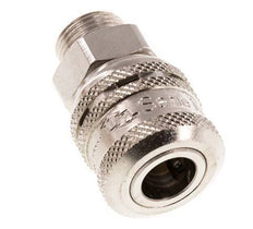 Steel DN 7.2 (Euro) Safety Air Coupling Socket G 3/8 inch Male