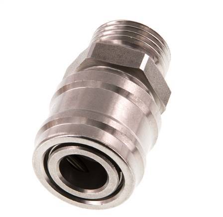 Stainless steel DN 7.2 (Euro) Air Coupling Socket G 1/2 inch Male
