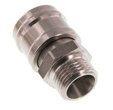 Stainless steel DN 7.2 (Euro) Air Coupling Socket G 1/2 inch Male