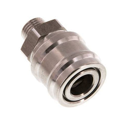 Stainless steel DN 7.2 (Euro) Air Coupling Socket G 1/4 inch Male