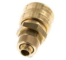 Brass DN 7.2 (Euro) Air Coupling Socket 9x12 mm Union Nut