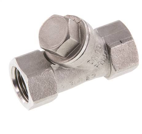 G1/2'' Stainless Steel 316 Y Check Valve PTFE 0.4/0.8-40bar - CLYS