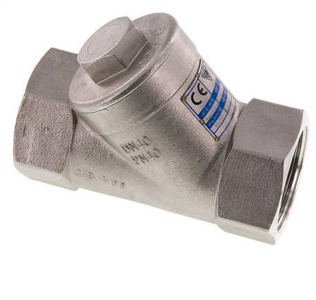 thumbnail image 2 of UNITED BRASS WORKS 1" Spring Loaded Industrial Check Valve With PTFE Disc – 50T, Made In USA 2 of 2