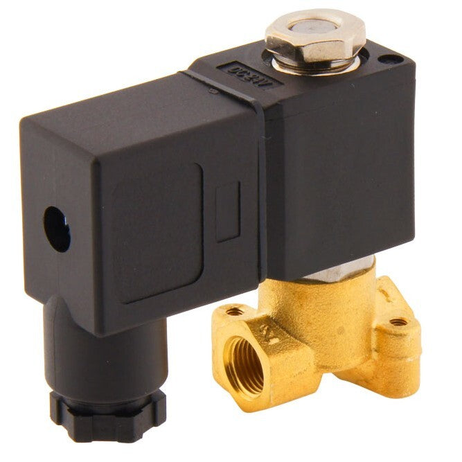 Solenoid Valve CM-DA 1/8'' Brass FKM 0-10bar 120V AC