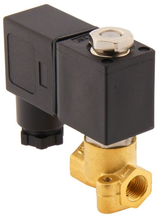 Solenoid Valve CM-DA 1/8'' Brass FKM 0-10bar 24V DC