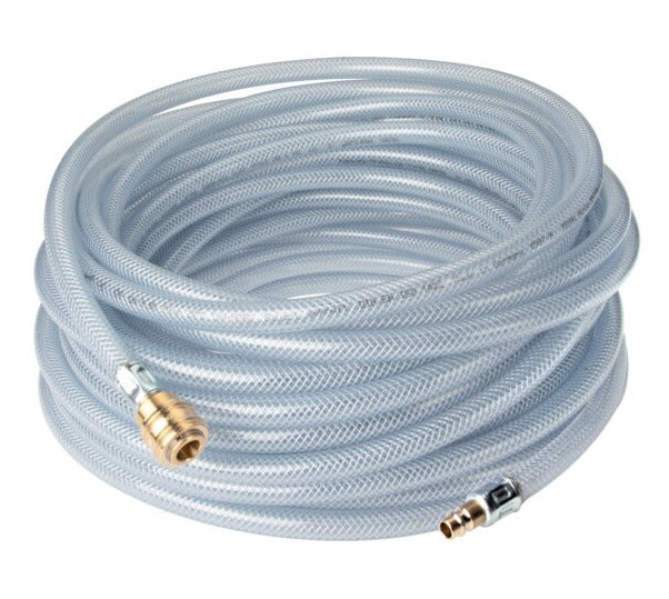 Compressed air hose with DN 7.2 coupling, 16 bar, 25 meter, 20 mm outer diameter