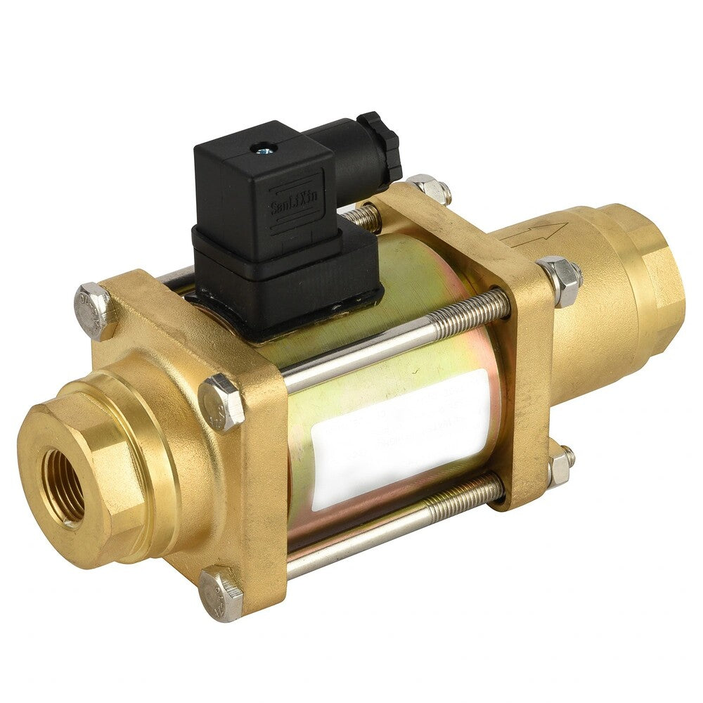 G3/8'' 12V DC Brass Coaxial Solenoid Valve NBR 0 - 64bar
