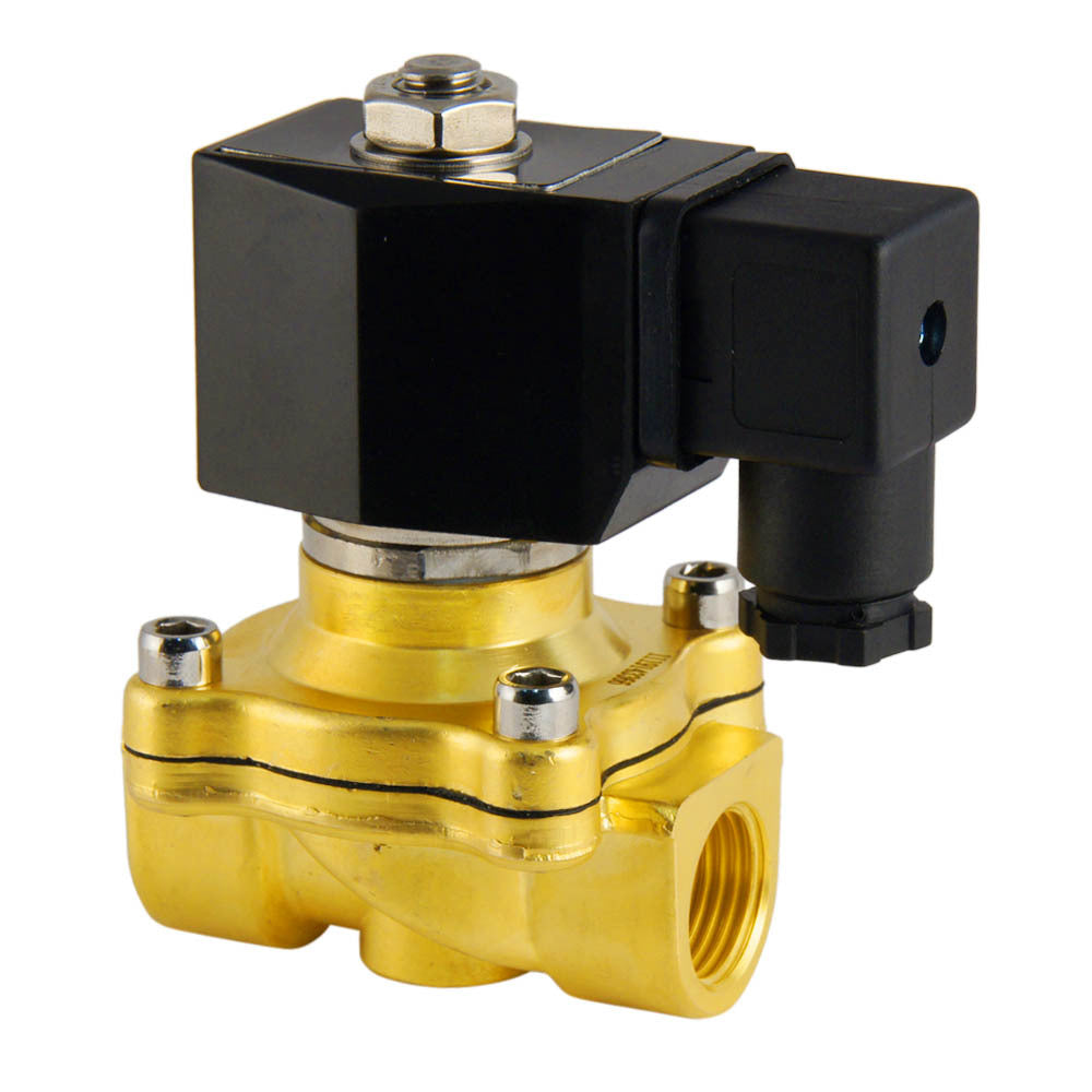 Solenoid Valve DF-SA 1/2'' brass EPDM 0-10bar 120V AC