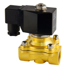 Solenoid Valve DF-SA 1/2'' brass FKM 0-10bar 120V AC