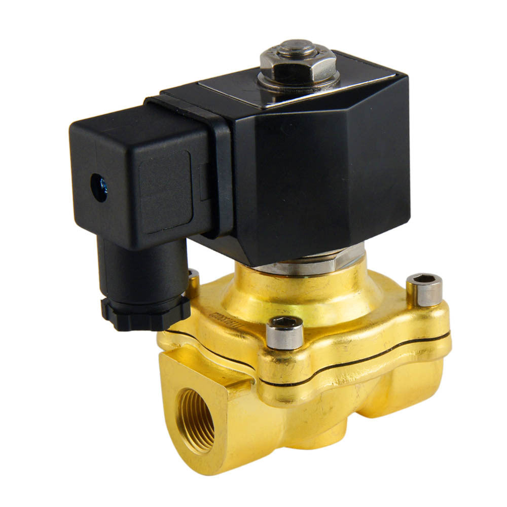 Solenoid Valve DF-SA 3/8'' brass EPDM 0-10bar 380V AC