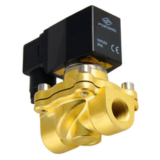 Solenoid Valve DF-SA 3/8'' brass EPDM 0-6bar 24V DC