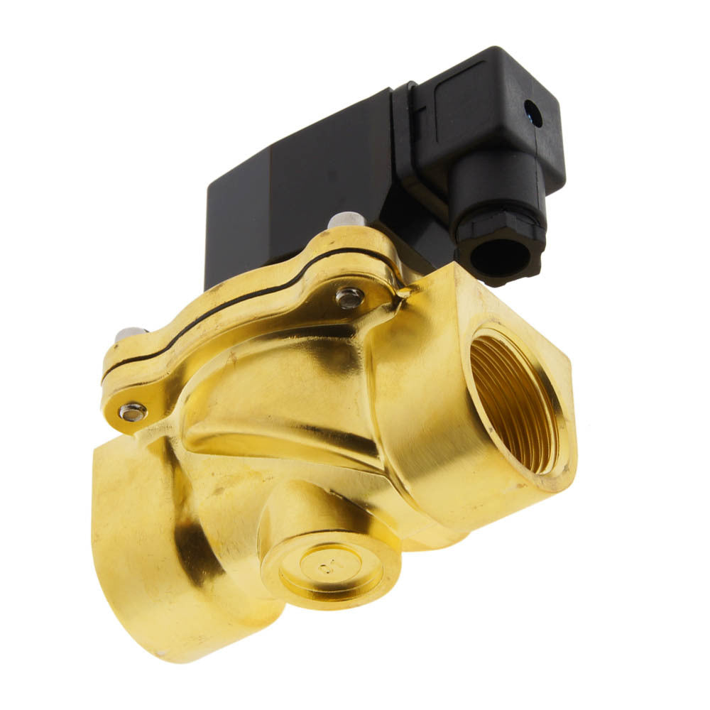Solenoid Valve DF-SA 1'' brass FKM 0-10bar 120V AC