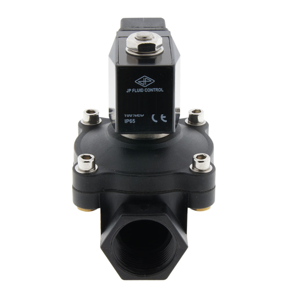 Solenoid Valve DF-SA 1'' Nylon FKM 0-6bar 12V DC